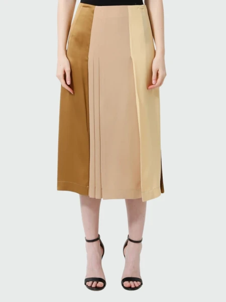 Pollera larga de seda Celine Multi