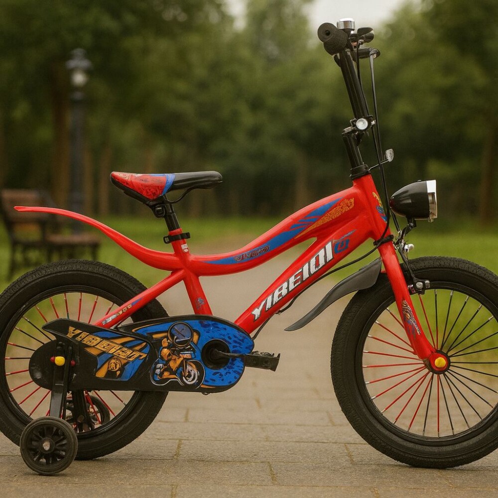 Bicicleta Fly Rodado 16 Rueditas Timbre Y Luz Rojo