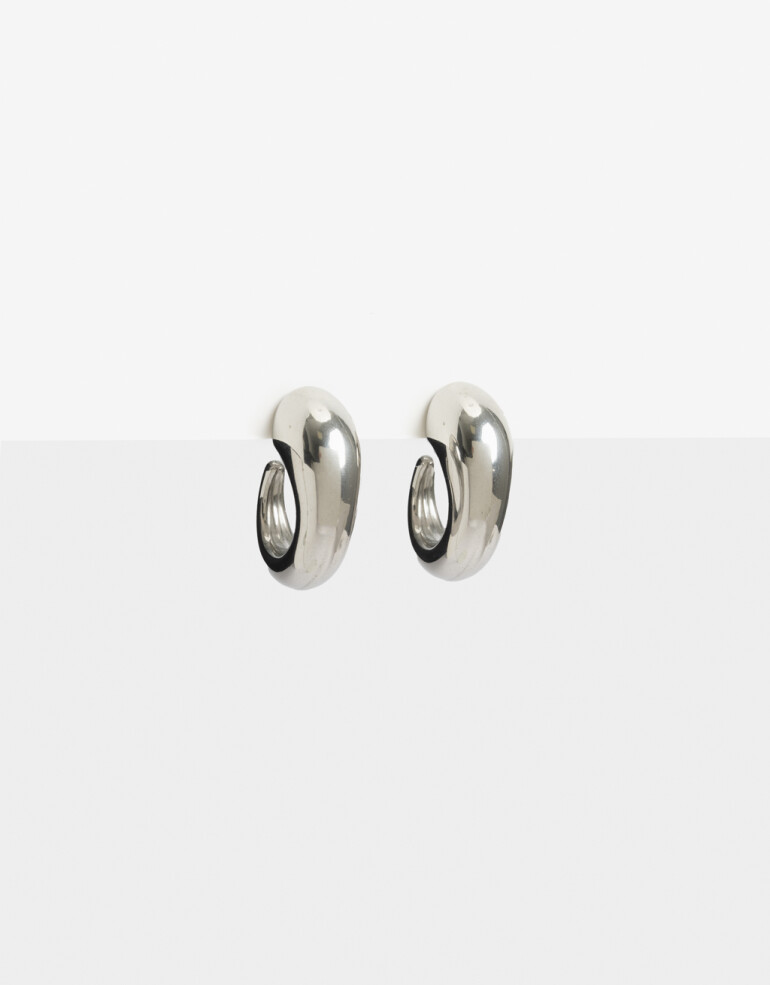 Aros Argollas Metal Argollas De Acero - Plateado