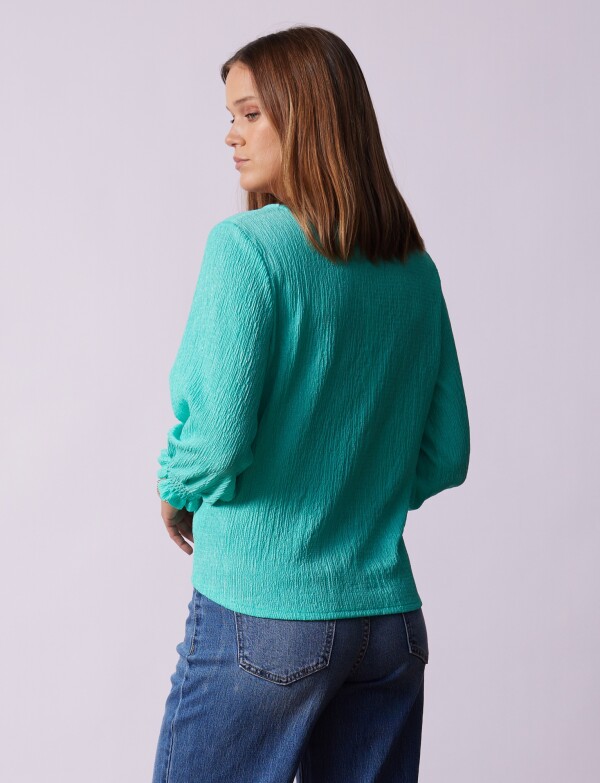 Blusa Nudo VERDE AGUA