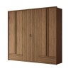 Ropero Demócrata 6 Puertas - Linea Fit Marrón