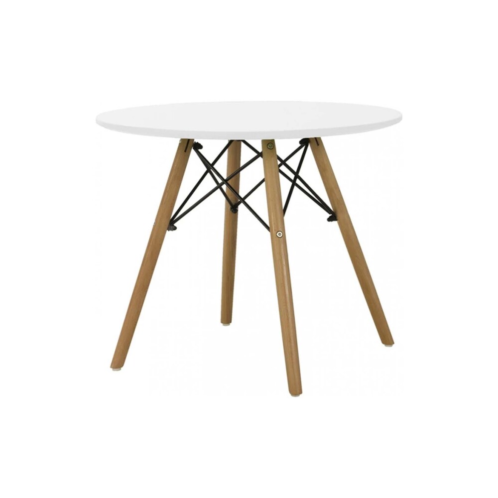 MESA POLIPROPILENO-Y-MADERA BLANCO Z-230S KIDS