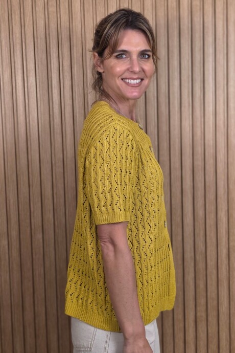 Cardigan Mora Pistacho