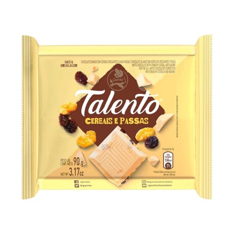 MINI TALENTO BLANCO PASAS 25 GRS 001