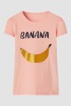 Camiseta Manga Corta Estampada Apricot Blush