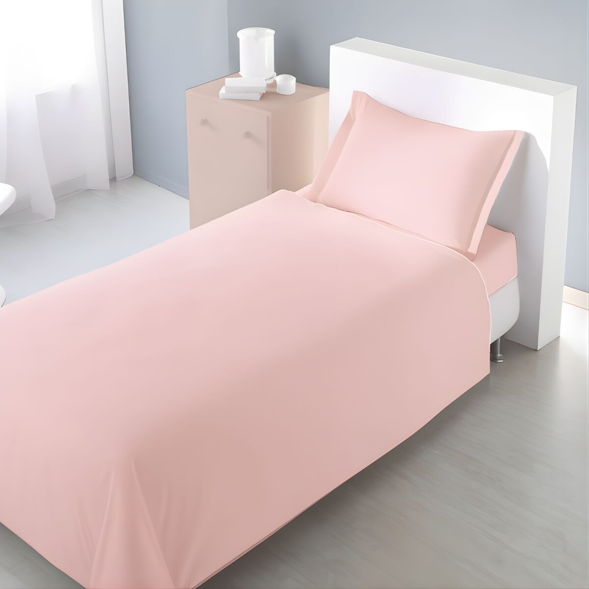 Juego de Sábanas Richmond 1 plaza - Rosa 