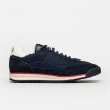 Sneaker Olympic en Nylon y Cuero Azul