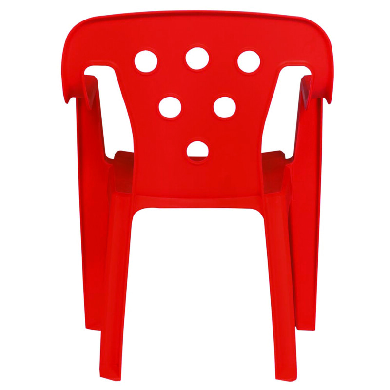 Silla infantil con apoya brazos ROJO