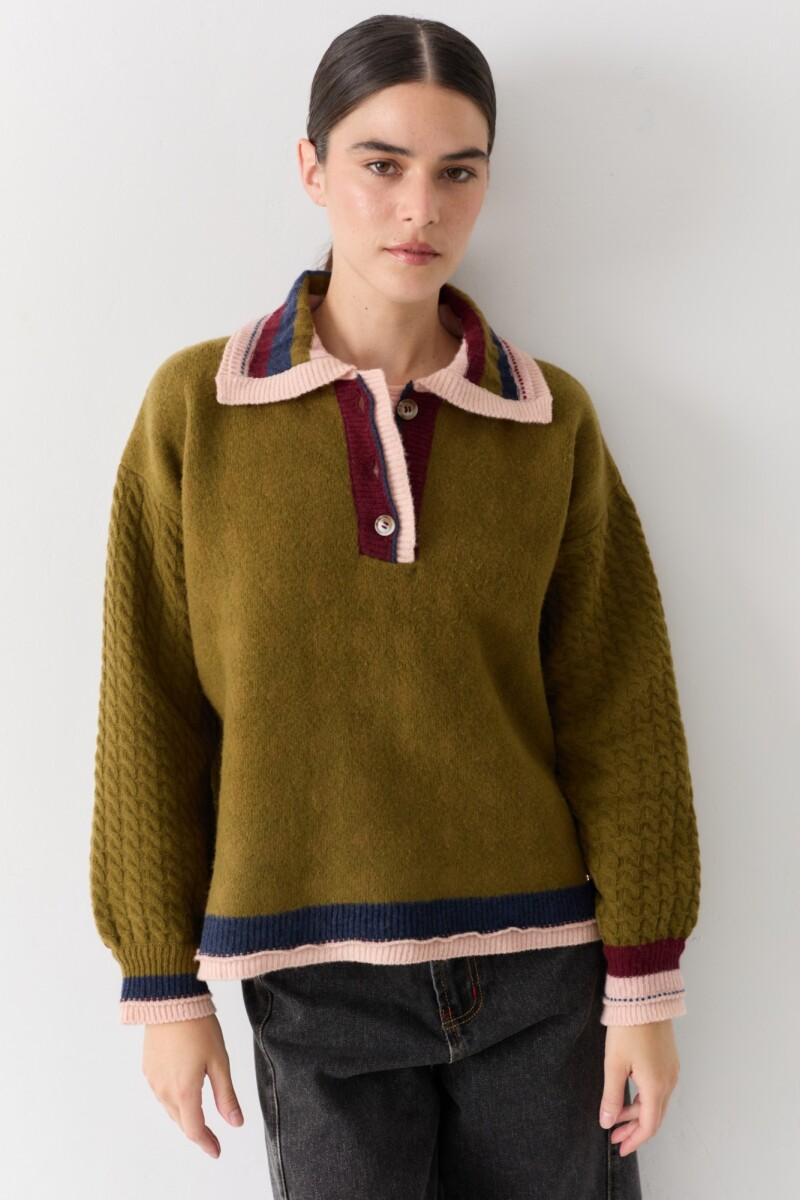 BUZO POLO GOLF - Verde 