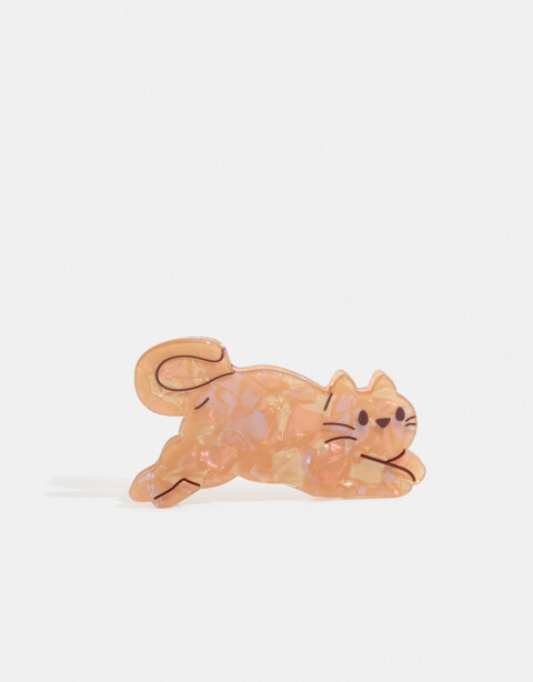 Broche Animales Broche De Gatito - Naranja Medio