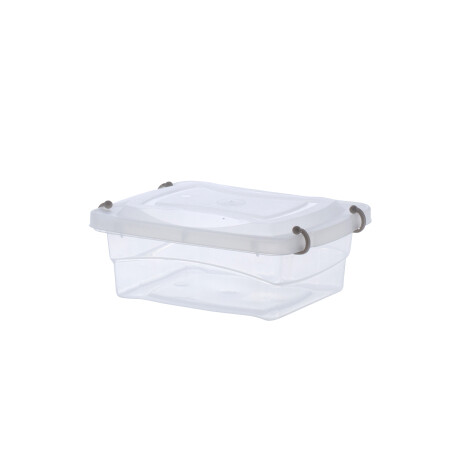 Contenedor organizador transparente capacidad 1,5 litros Sc