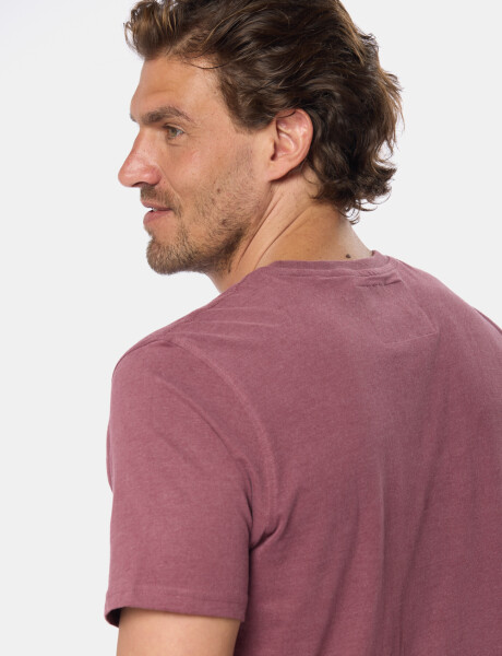 REMERA DE ALGODÓN Bordo
