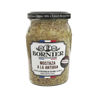 Mostaza En Grano Amphore Bornier 210g Mostaza En Grano Amphore Bornier 210g