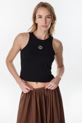 Musculosa Cotton Iso Negro