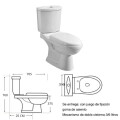 COMBO DE BAÑO INODORO CON MOCHILA + GRIFERIA DE DUCHA Y LAVATORIO + MUEBLE 60 CM CON MESADA DE LOZA Y ESPEJO COMBO DE BAÑO INODORO CON MOCHILA + GRIFERIA DE DUCHA Y LAVATORIO + MUEBLE 60 CM CON MESADA DE LOZA Y ESPEJO