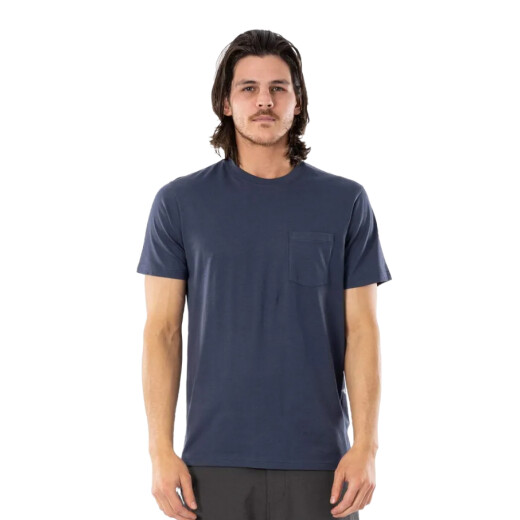 Remera MC Rip Curl Plain Pocket Tee - Azul Remera MC Rip Curl Plain Pocket Tee - Azul