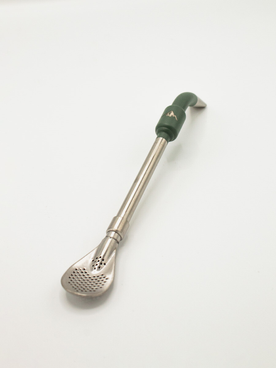 Bombilla de Acero inoxidable C/Protección Térmica - Verde 