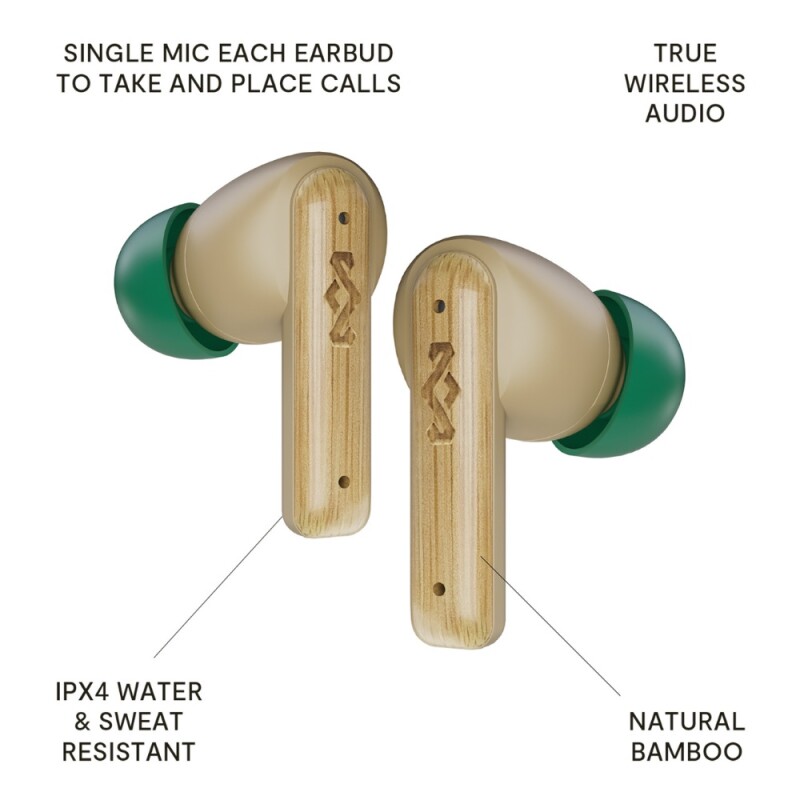 Auriculares House of Marley LITTLE BIRD TWS (Bluetooth) Cream