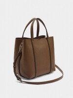 Bolso Tote Con Bandolera M camel
