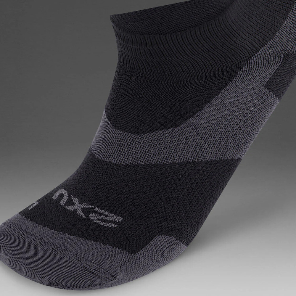 Vectr Ultralight 1/4 Crew Socks Black/titanium