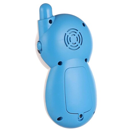 Celular Teléfono Musical Didáctico Sonidos Luz Bebé Huanger Azul