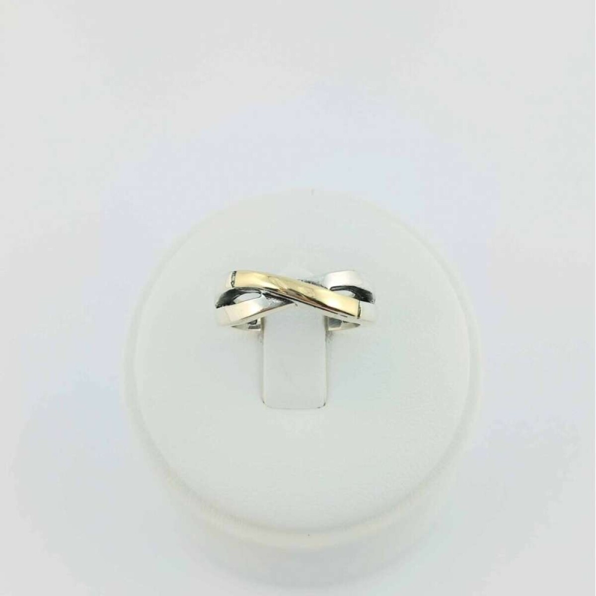 Anillo de Plata 925 con double de Oro - 18K 