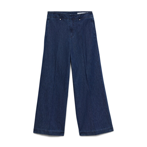VMAISA MR WIDE PALAZZO JEANS YO3102 Medium Blue Denim