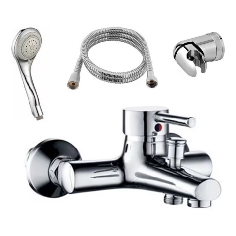 Grifería de ducha Monocomando exterior con transferencia Milano Cromado Grifería De Ducha Monocomando Exterior Con Transferencia Milano Cromado