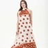 VESTIDO LUNI ESTAMPADO TERRACOTA-BLANCO