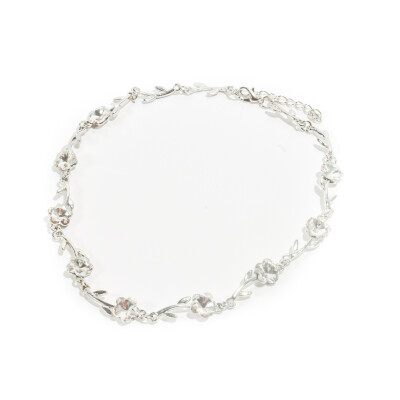 Collar bijou con flores brillantes Collar bijou con flores brillantes