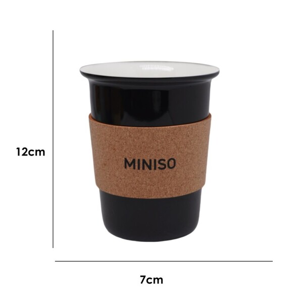Vaso cerámica Wood 150ml negro