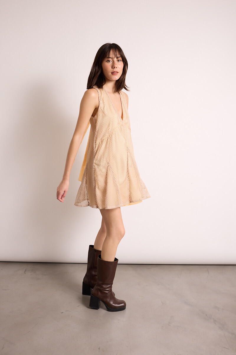 Vestido Mambo Red Butter Yellow