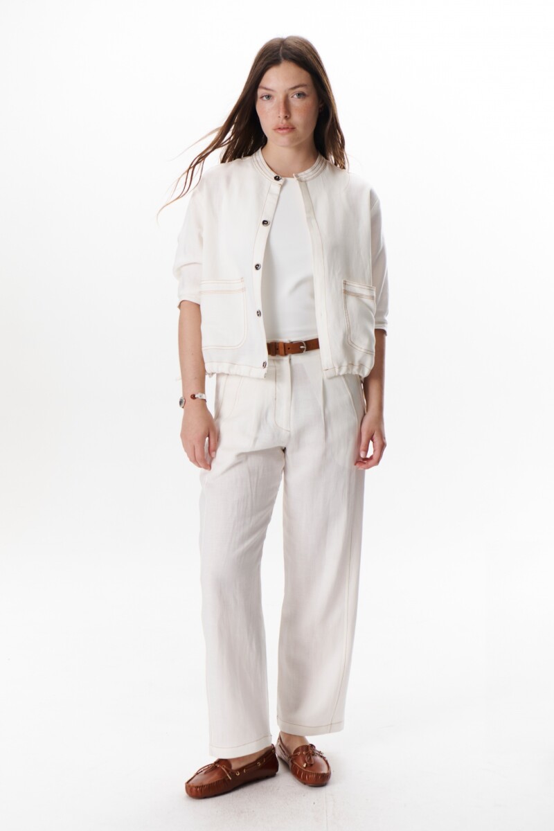 CHAQUETA LINO SOHO NATURAL