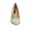 Zapato de Tacón Pursee3 White 01 Suede