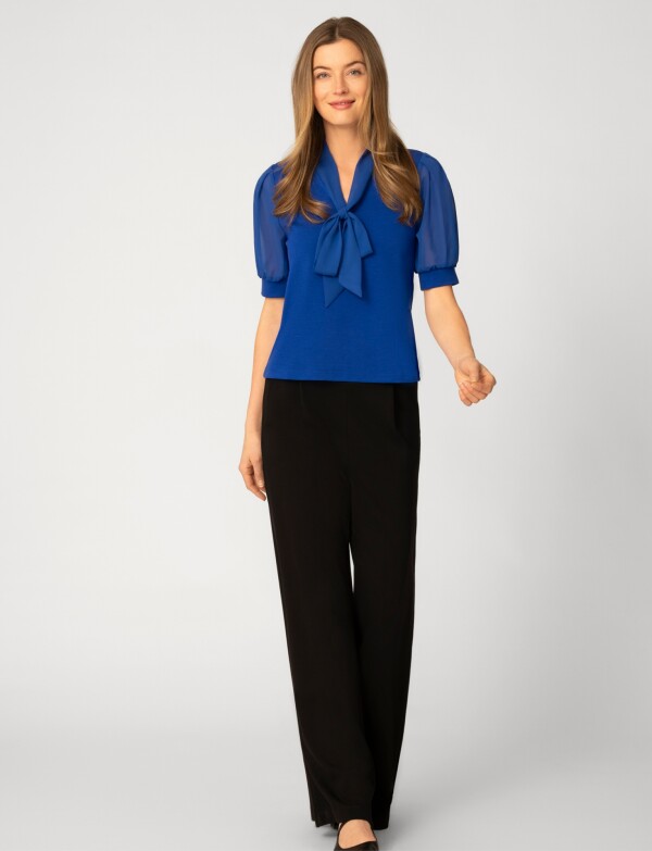 Blusa Escote Con Lazo ROYAL