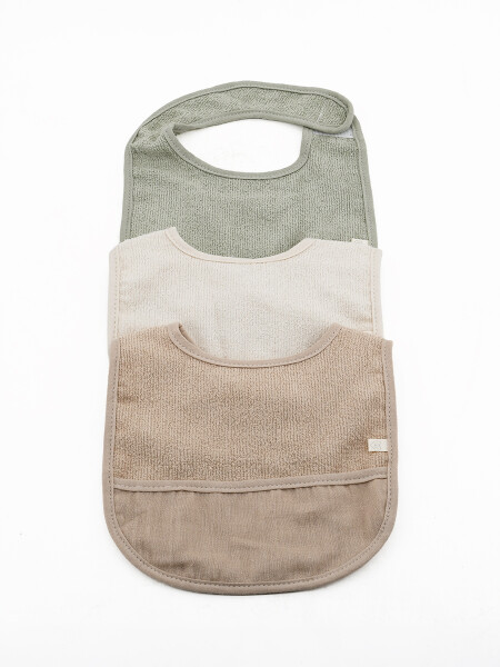BABERO PACK X 3 VERDE