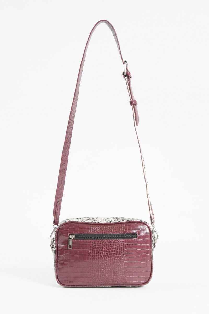 Bandolera croco bordo