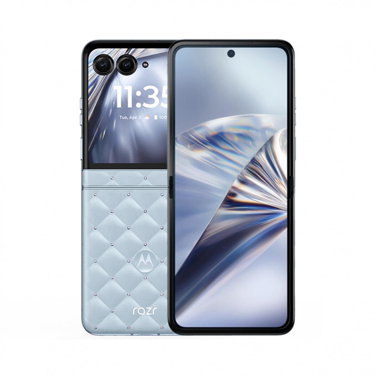 MOTOROLA Razr 60 5G 6,9' 512GB 12GB RAM Cámara 50Mpx - Celeste Swarovski 