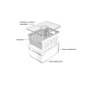 Organizador de heladera con Cesta transparente 2,2 Lts OU Organizador De Heladera Con Cesta Transparente 2,2 Lts Ou