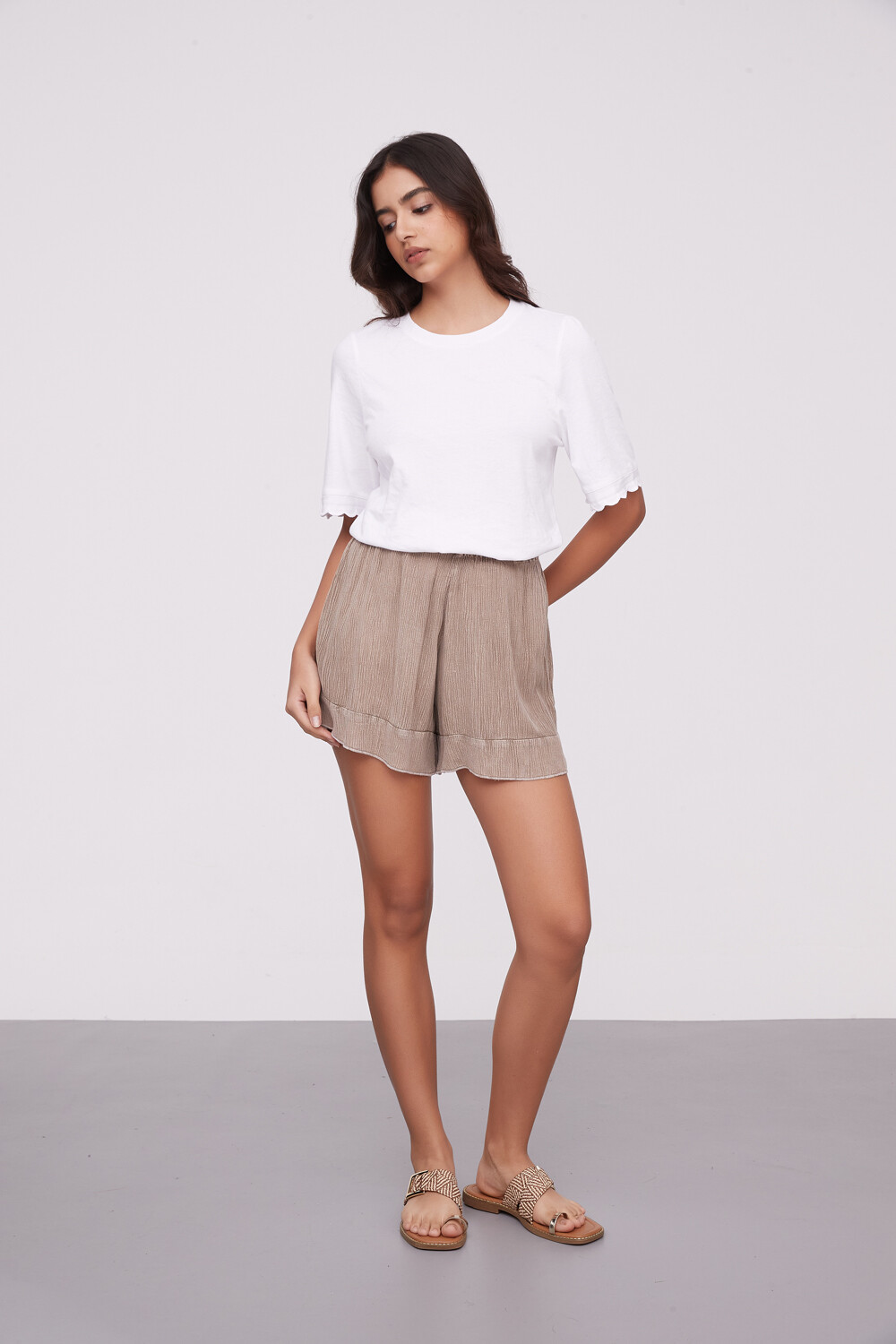 Short Jothi Gris Medio