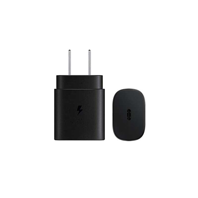 Ficha Samsung carga rápida USB Tipo-C 25W color negro Ficha Samsung Carga Rápida Usb Tipo-c 25w Color Negro