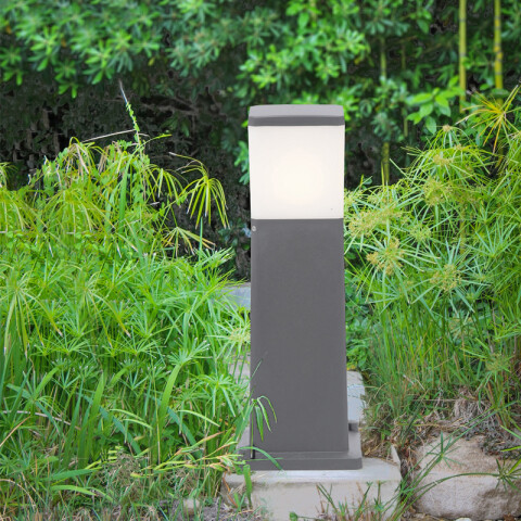 Poste caminero gris IP55 E27 500mm VIRGILIO FL0656