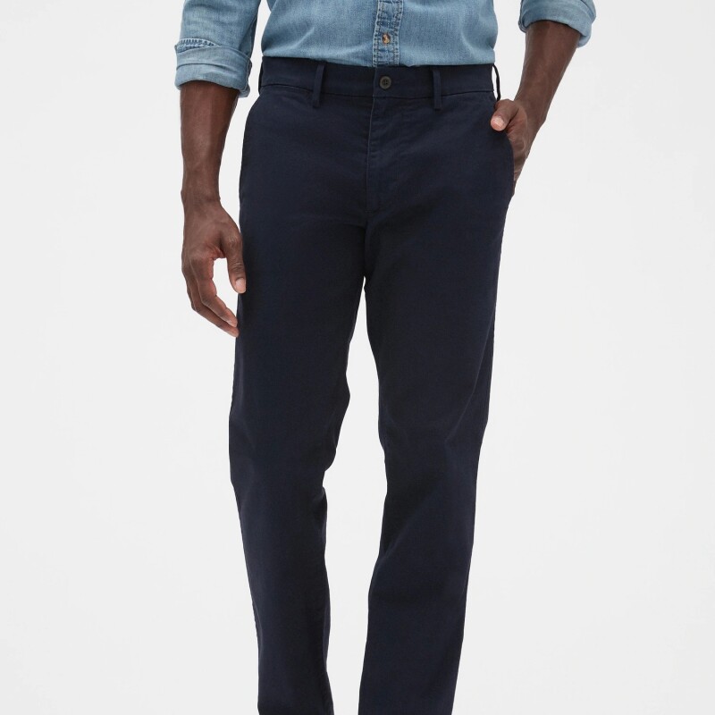 V-ESSENTIAL KHAKI STRAIGHT FIT NEW CLASSIC NAVY