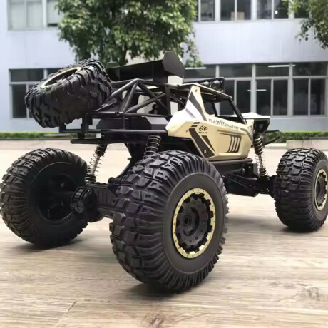 Auto todo terreno 4x4 a control remoto para niños Dorado