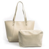 Bolso con mini bolso blanco Bolso con mini bolso blanco