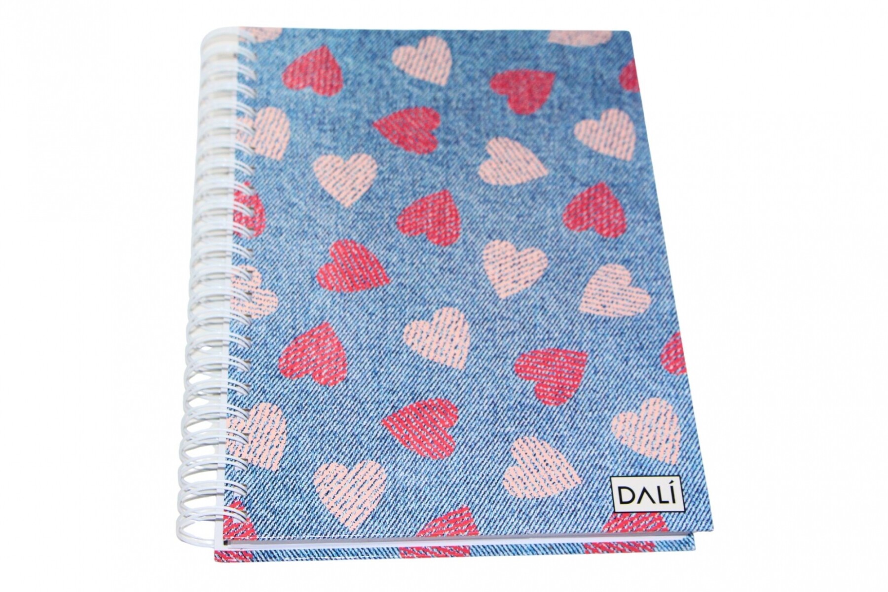 CUADERNOLA DALI 200 HOJAS SUPER TAPA DURA - TAPA CORAZONES 