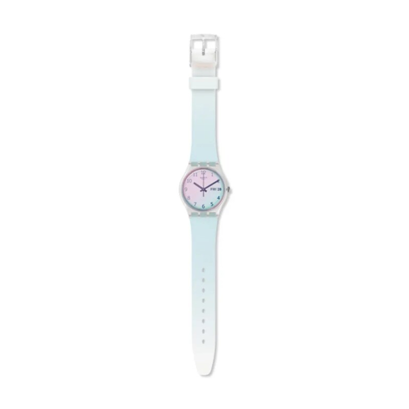 Reloj Swatch Ultraciel para mujer de silicona GE713 Blanco