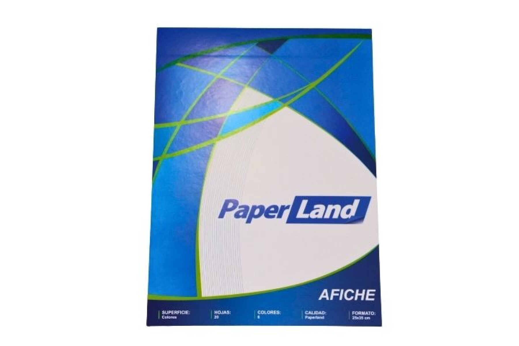 BLOCK AFICHE PAPERLAND 1/8 W. 20 HOJAS 