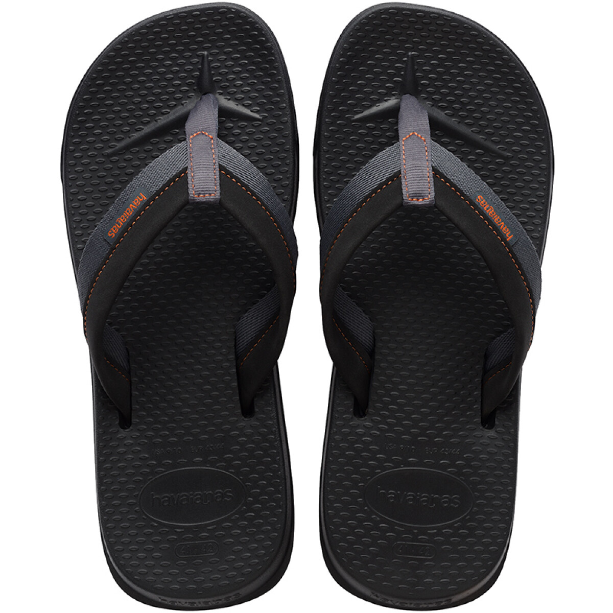Ojotas Havaianas Track Plus Flip Flops - Negro 