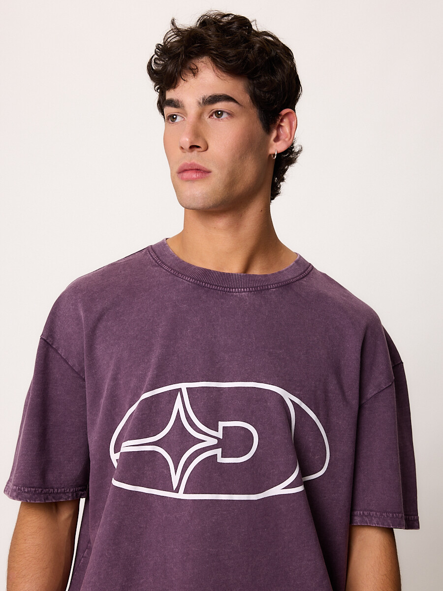 T-SHIRT M/C GUARIAN DIXIE Uva